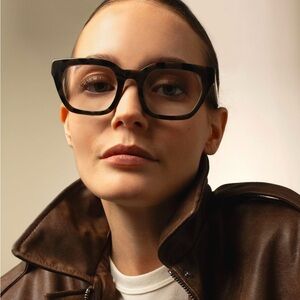 GLAS EYEWEAR Kiara Brown Tortoise Reading Glasses +1.5